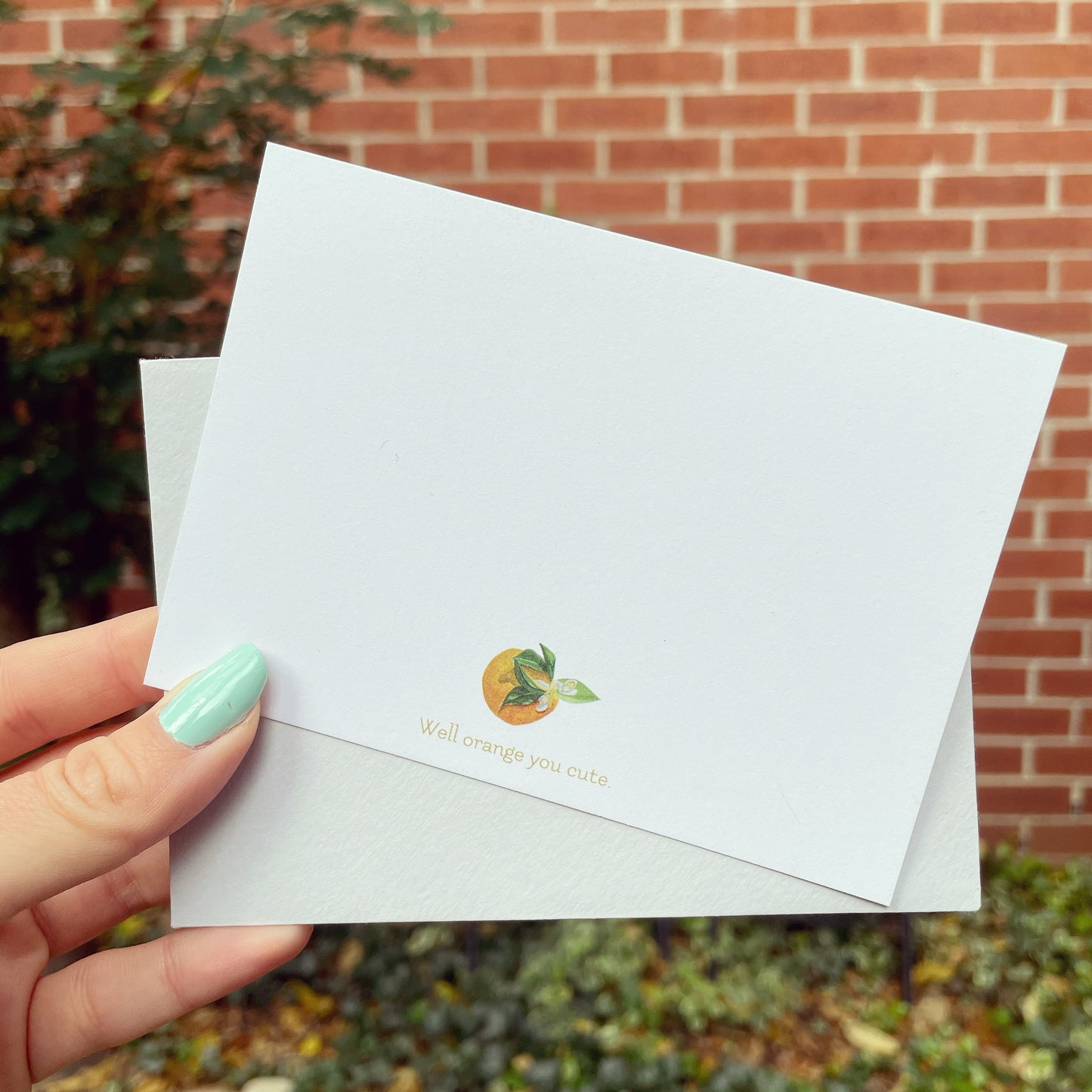 Orange Blossom "Well orange you cute" Card