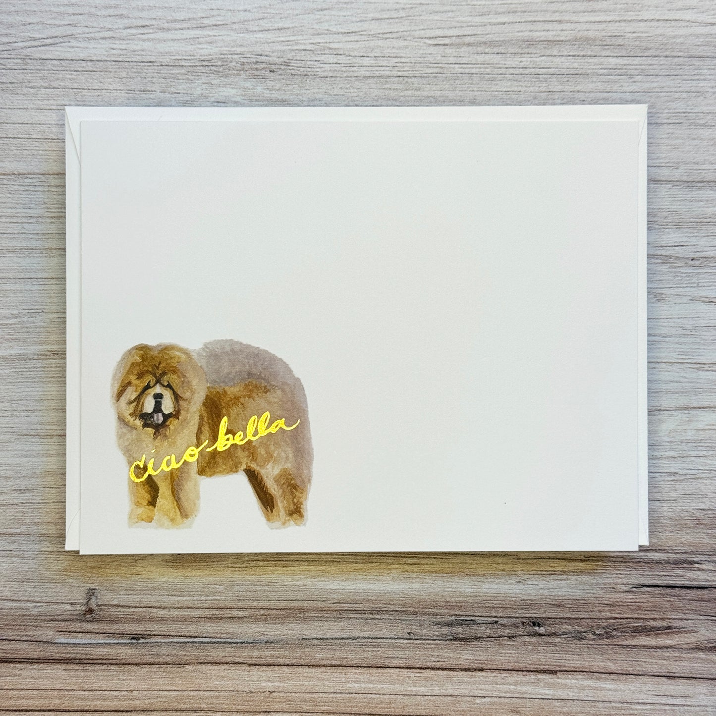 Canine Compadres Ciao Bella Flat Card