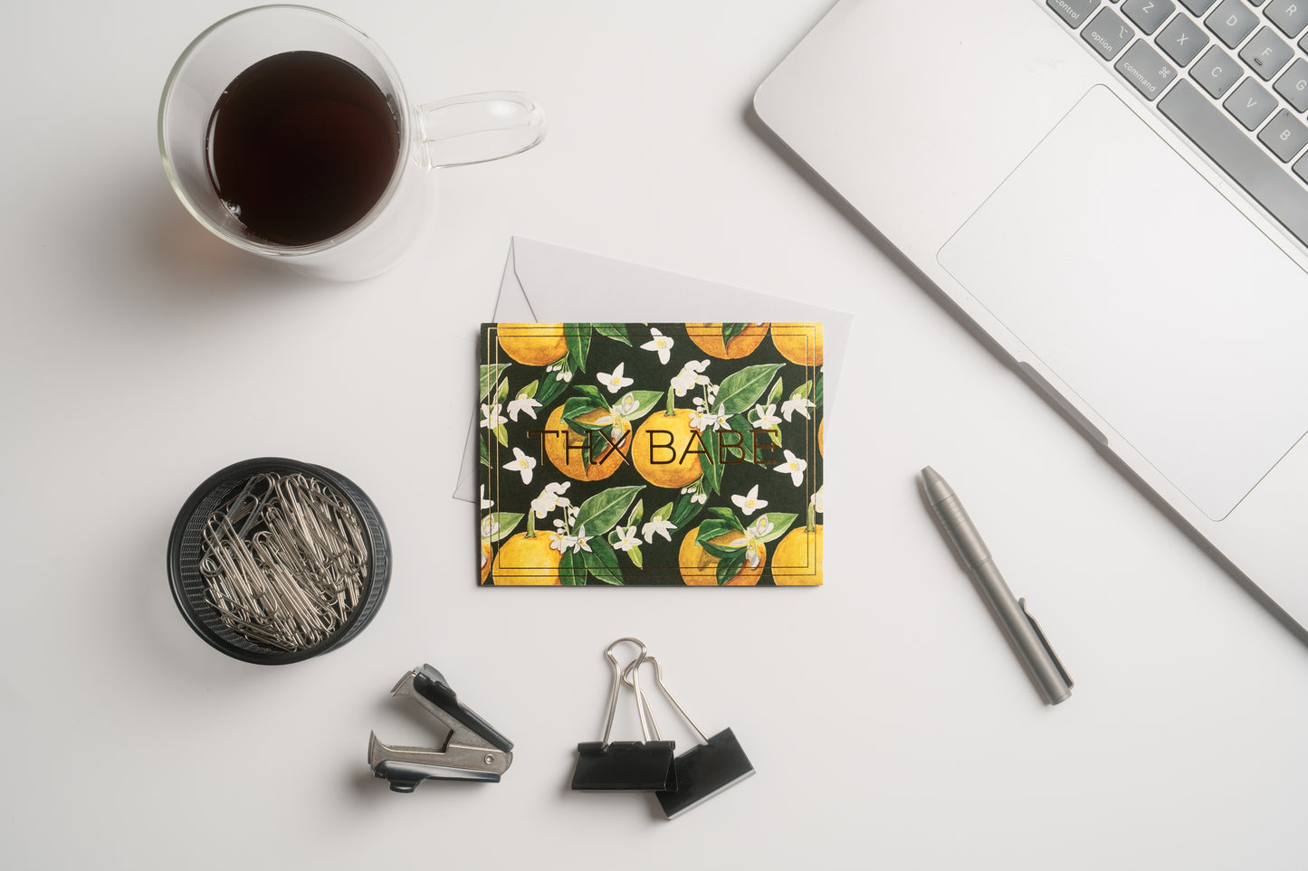 Orange Blossom THX BABE Notecard Set (6)