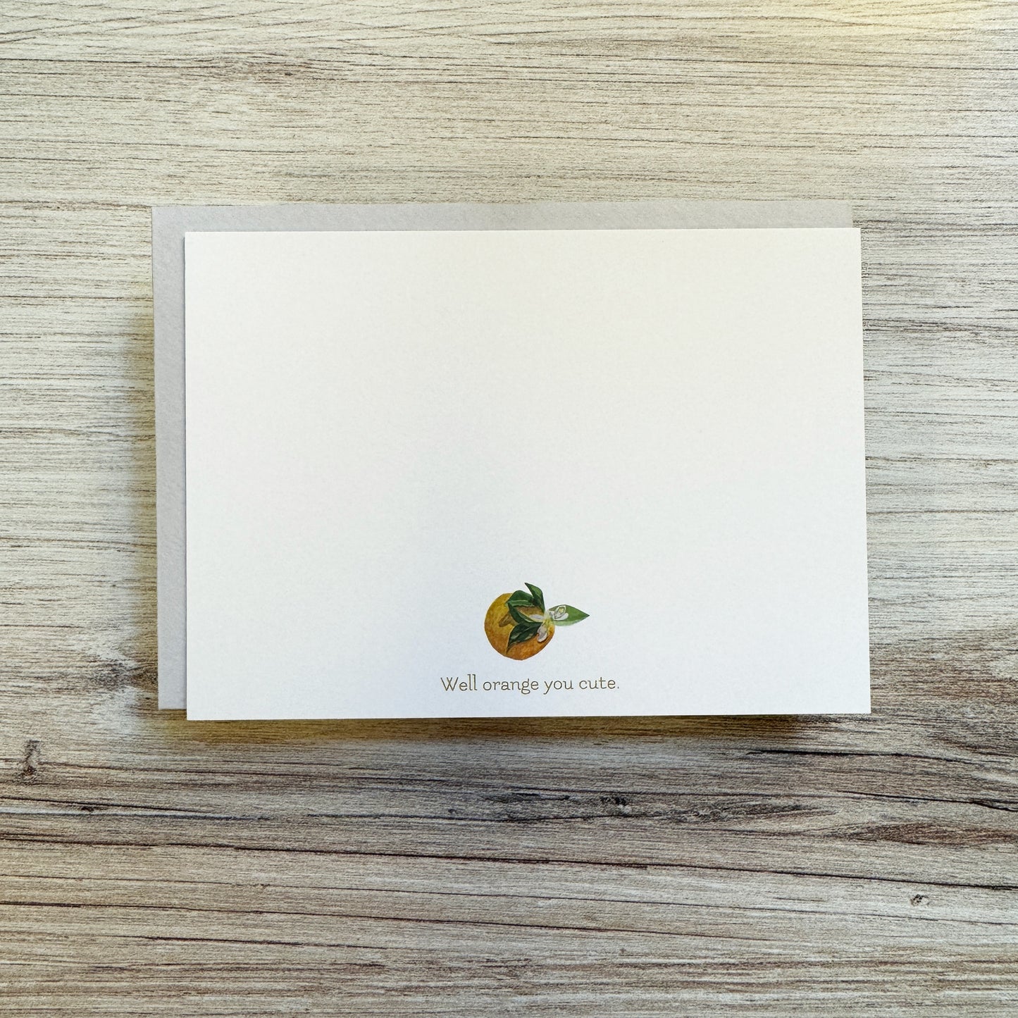 Orange Blossom "Well orange you cute" Card
