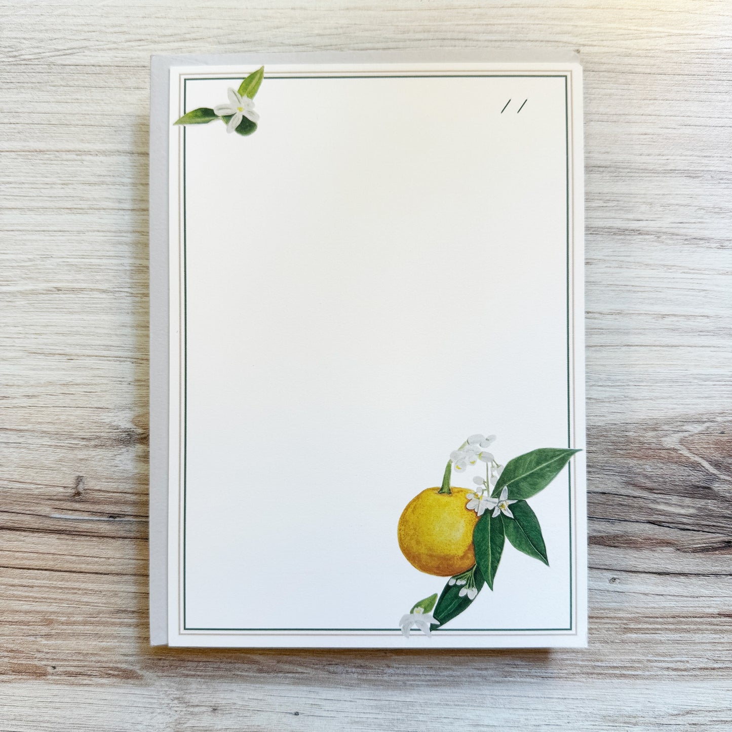 Orange Blossom Stationery Set