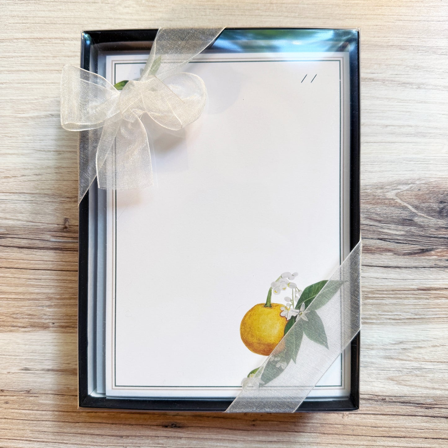 Orange Blossom Stationery Set