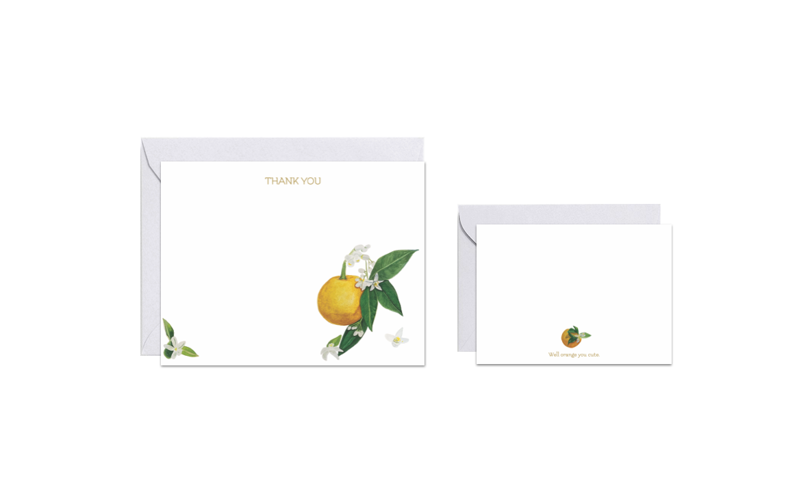 Orange Blossom "Well orange you cute" Card