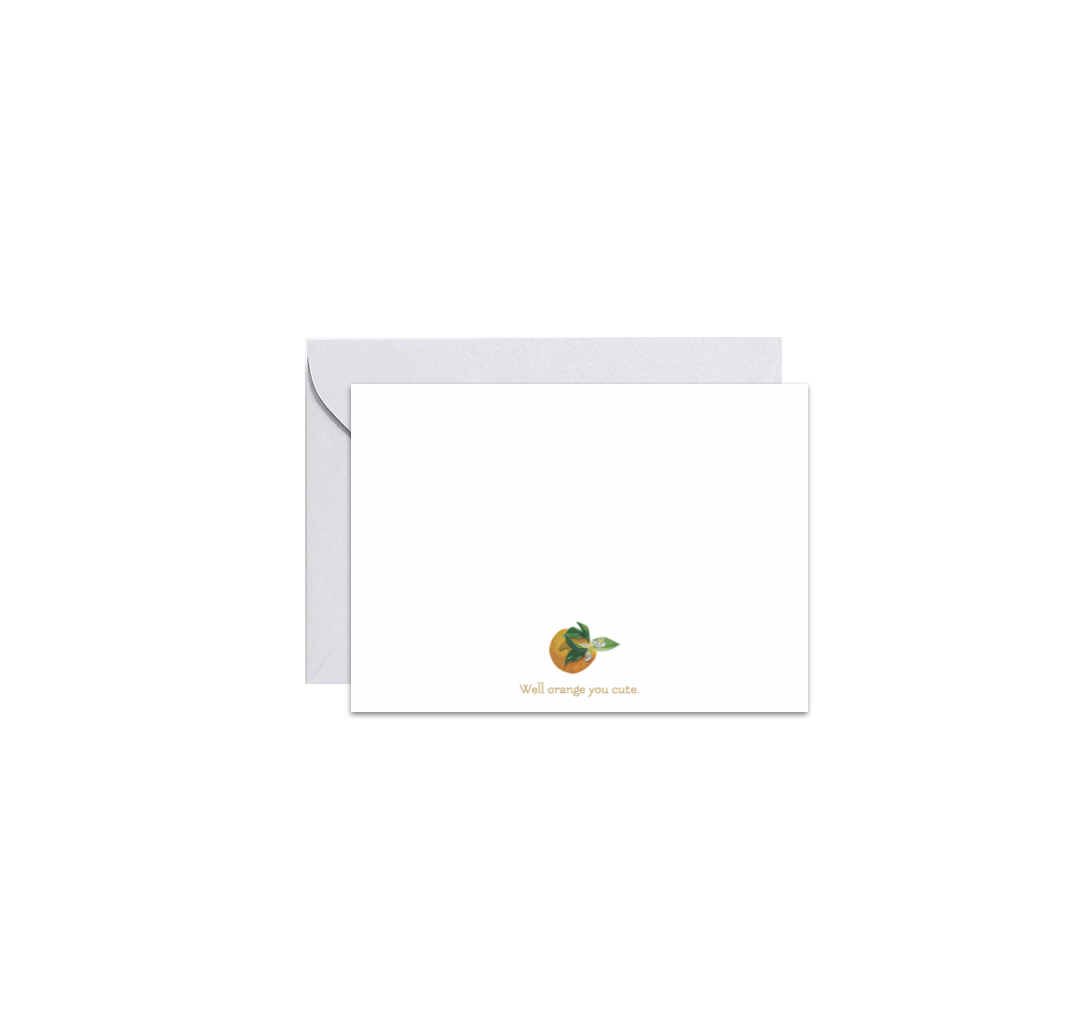 Orange Blossom "Well orange you cute" Card