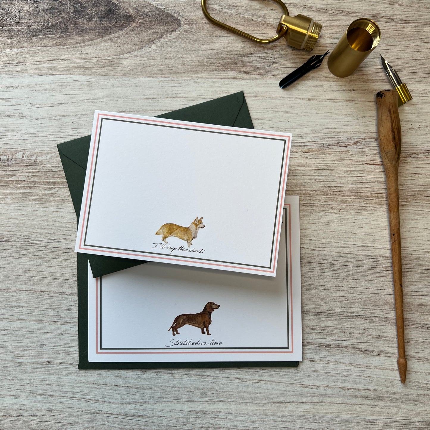 Canine Compadres "Stretched on Time" Card