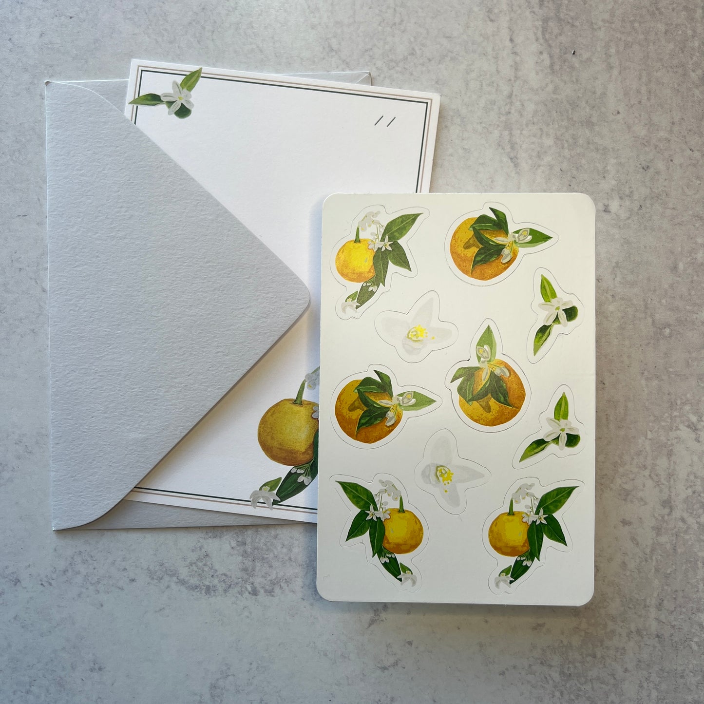 Orange Blossom Stickers