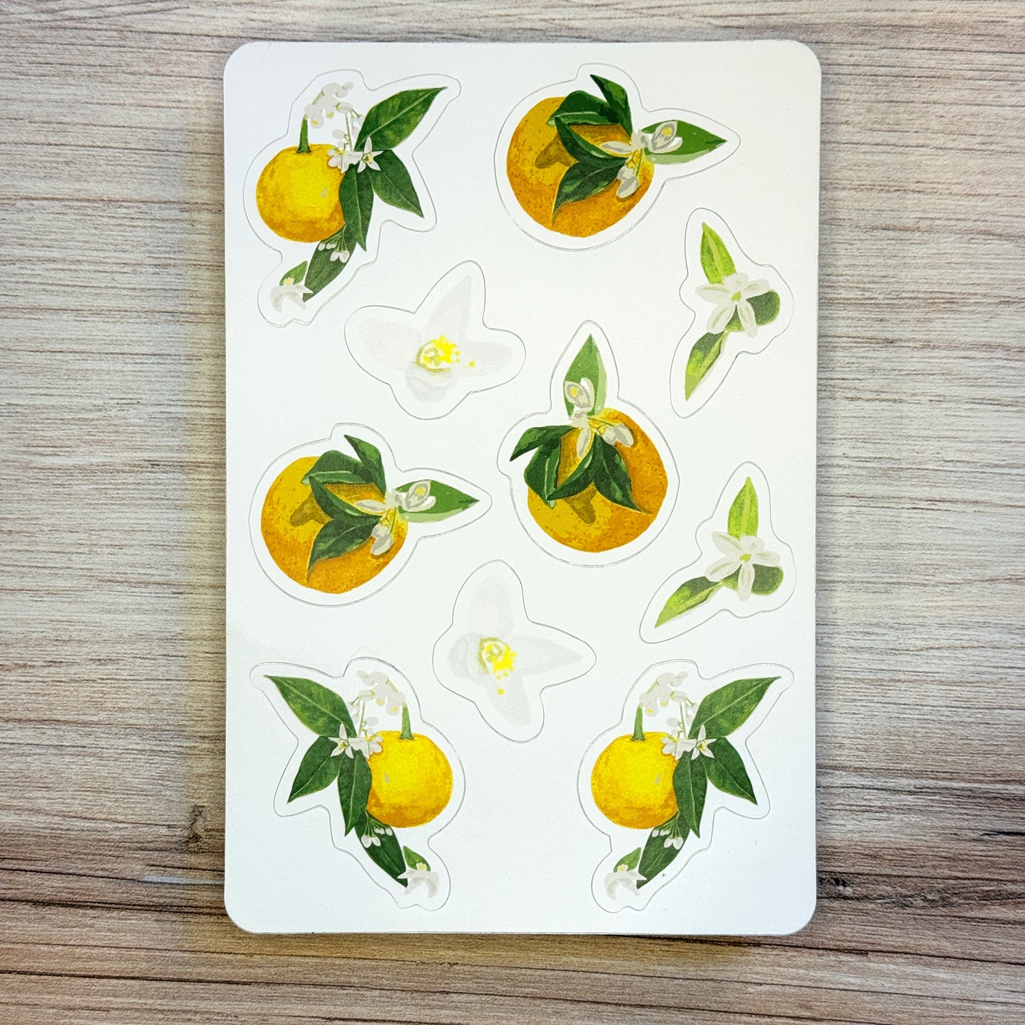 Orange Blossom Stickers