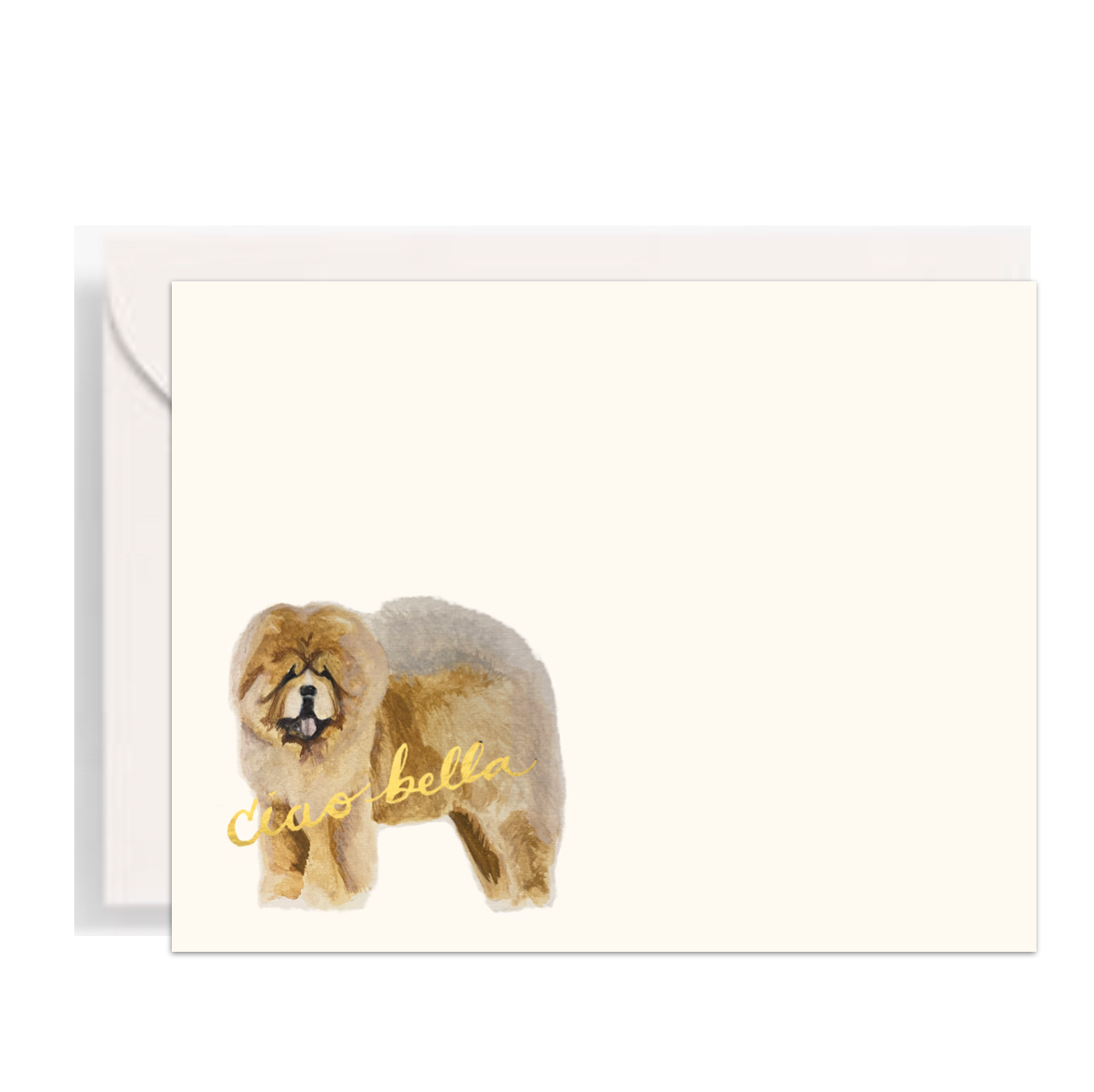 Canine Compadres Ciao Bella Flat Card